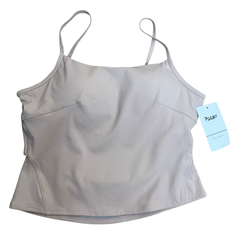 NWT Persit Active Tanks Medium Lot of 2 Built in Bra Athletic Athleisure Cutout - Picture 10 of 12